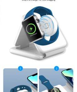 Foldable 3-in-1 MagSafe Charger for iPhone Samsung