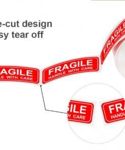 Fragile Stickers 76mm x 25mm 1000 Labels Roll