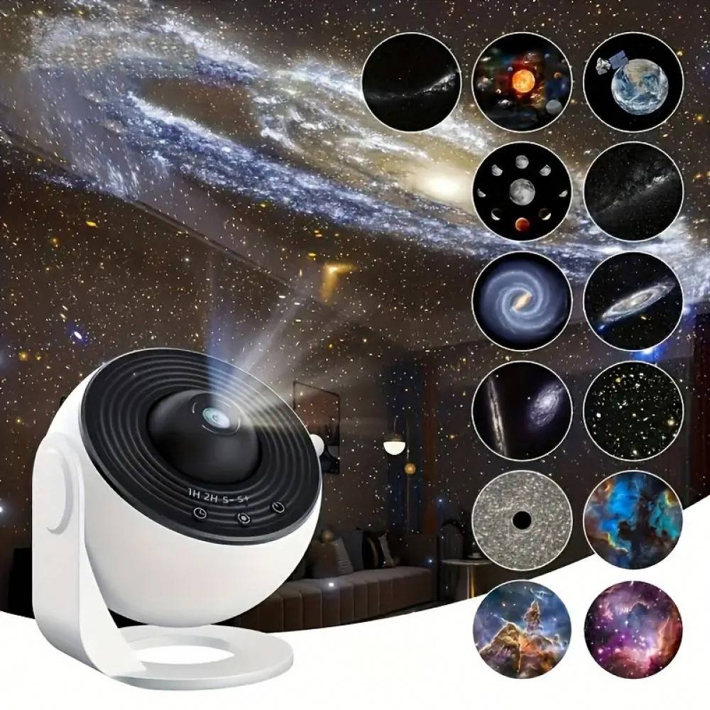 Galaxy Projector Starlight Lamp with 13 Film Discs