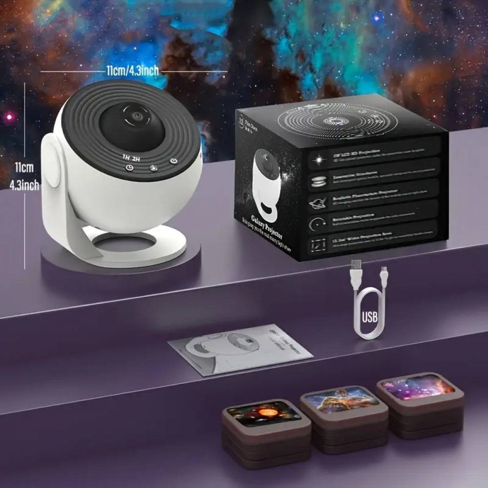 Galaxy Projector Starlight Lamp with 13 Film Discs