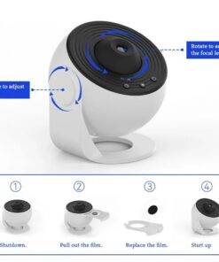 Galaxy Projector Starlight Lamp with 13 Film Discs