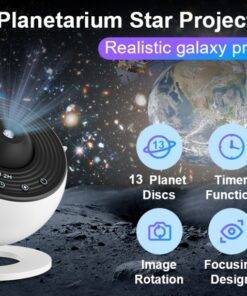 Galaxy Projector Starlight Lamp with 13 Film Discs