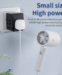 Global Universal Travel Adapter Convertor 4 USB 2 USB-C PD