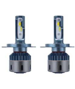 H4 LED Headlight bulbs adjustable colour 3000/4300/6000k low/high beam