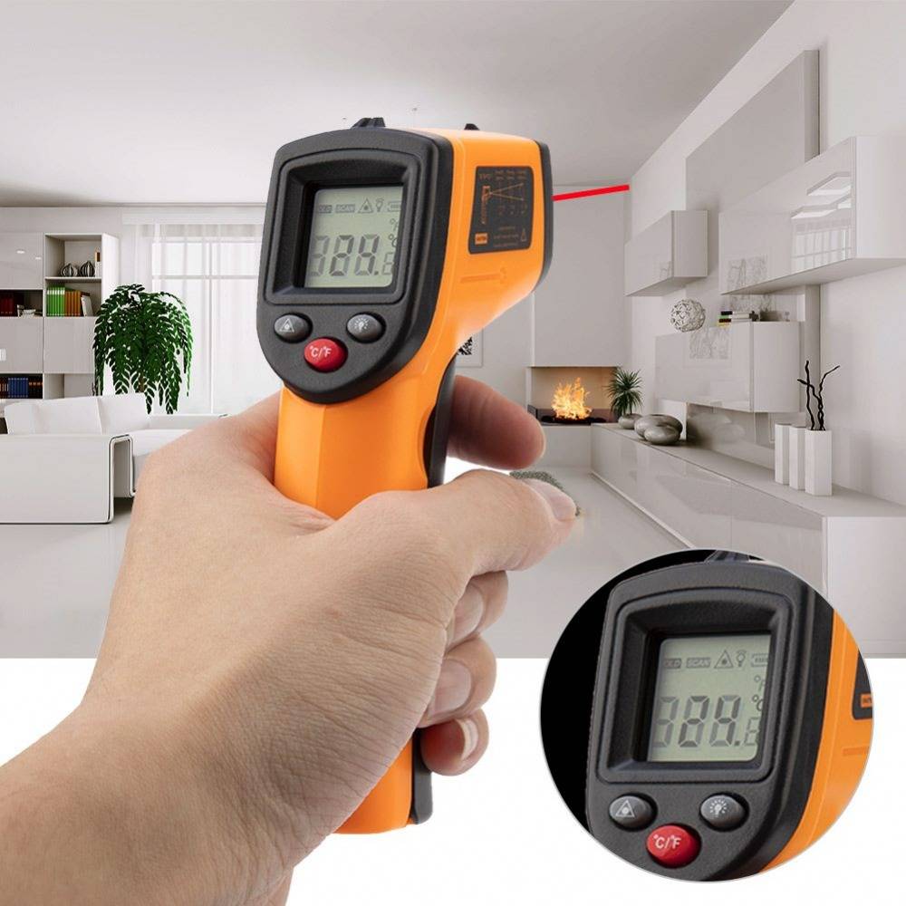 Industrial Infrared Digital Thermometer Temperature Gun