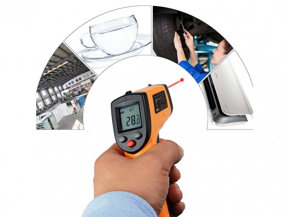 Industrial Infrared Digital Thermometer Temperature Gun
