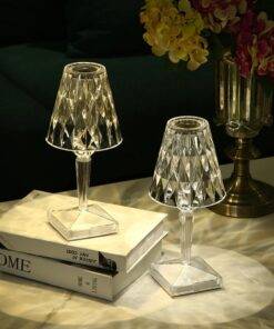 LED Diamond Crystal Light Desk Lamp