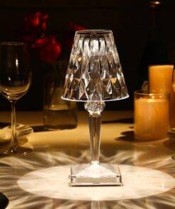 LED Diamond Crystal Light Desk Lamp