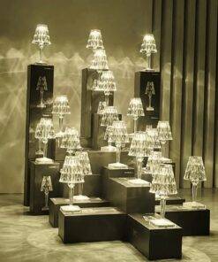 LED Diamond Crystal Light Desk Lamp