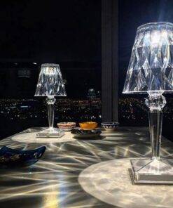 LED Diamond Crystal Light Desk Lamp