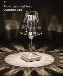 LED Diamond Crystal Light Desk Lamp