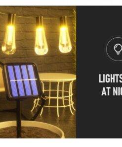 LED Solar String Lights Decoration Waterproof Garden Light Bulb