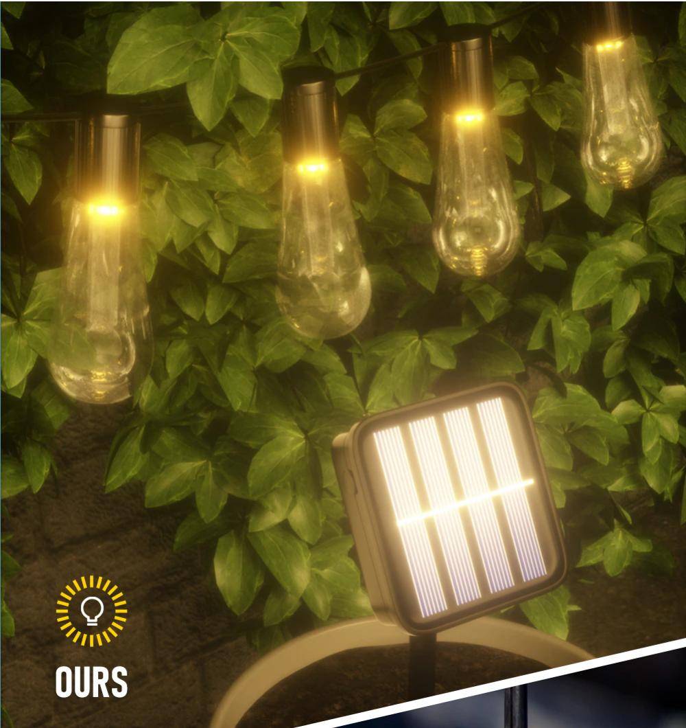 LED Solar String Lights Decoration Waterproof Garden Light Bulb