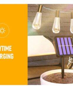 LED Solar String Lights Decoration Waterproof Garden Light Bulb