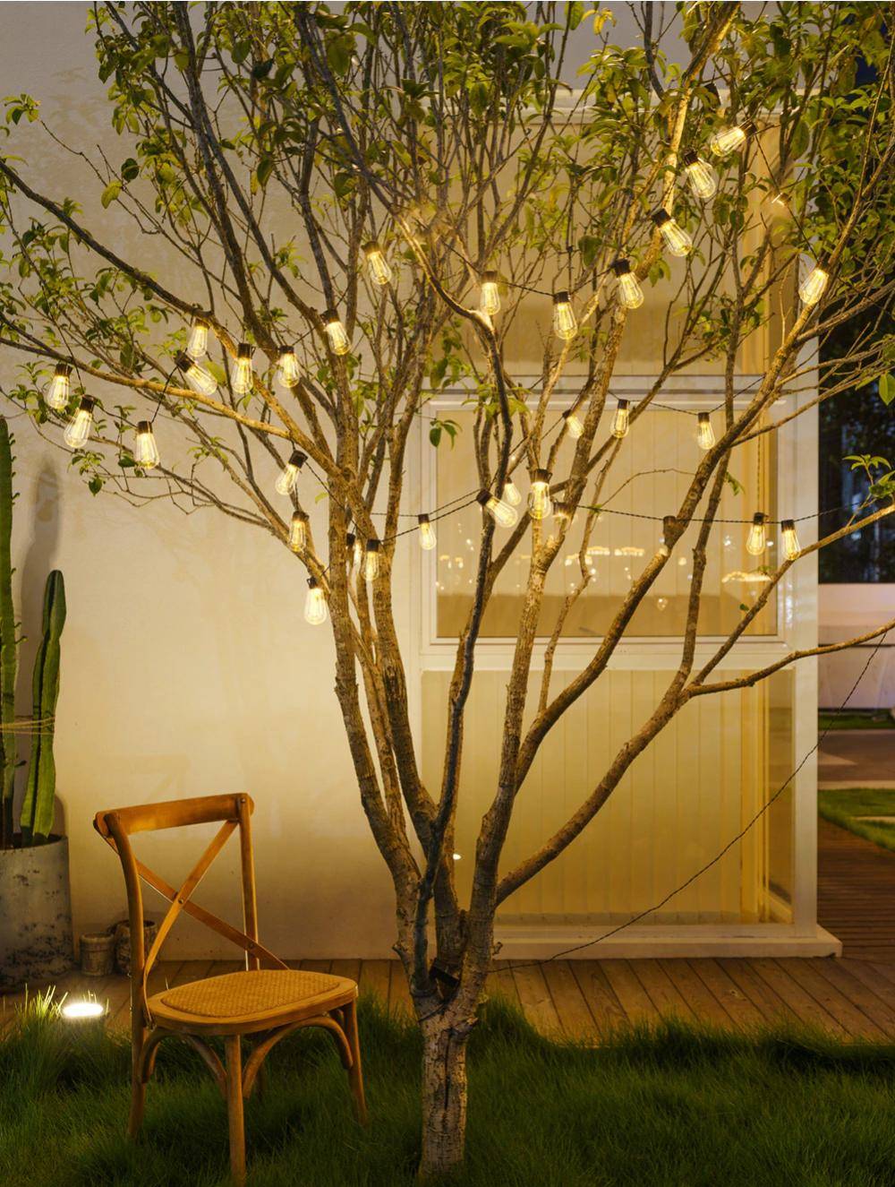 LED Solar String Lights Decoration Waterproof Garden Light Bulb