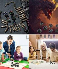 Light Up DND Dice Set for Dungeon and Dragons