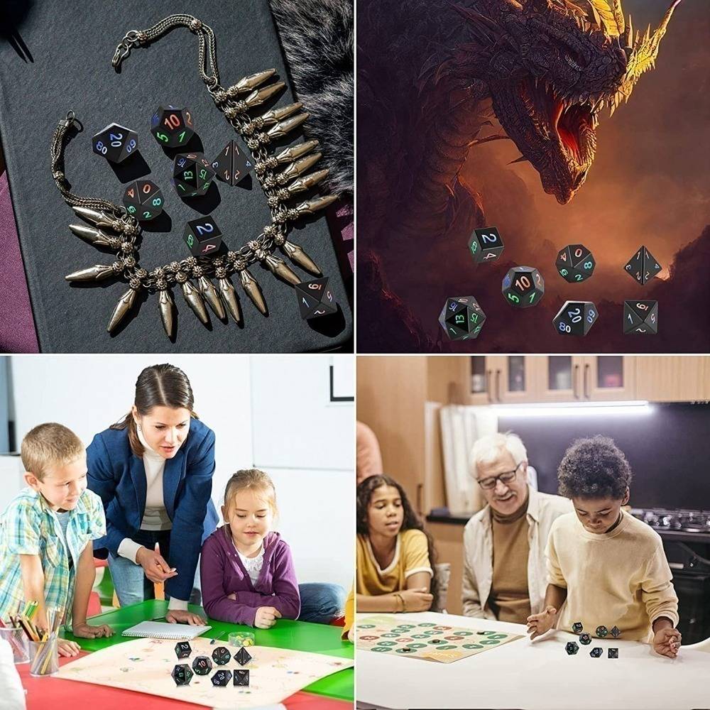 Light Up DND Dice Set for Dungeon and Dragons