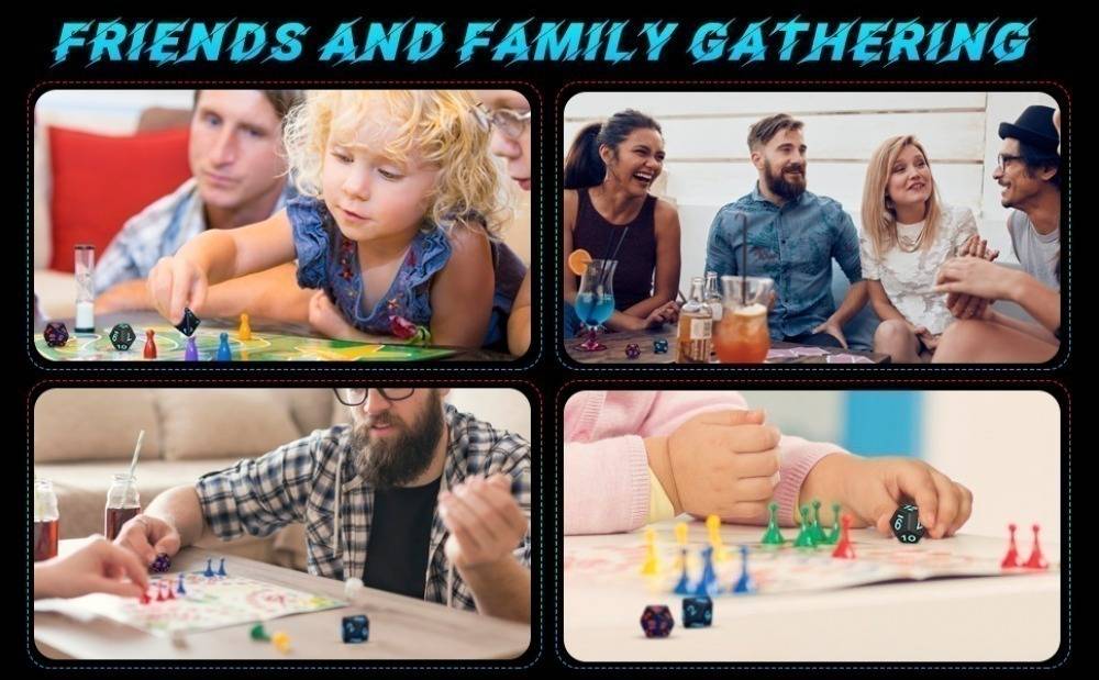 Light Up DND Dice Set for Dungeon and Dragons