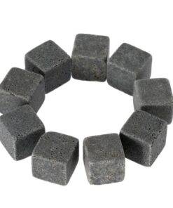 Luxury Whisky Stones Gift Set 9 Granite Ice Cube