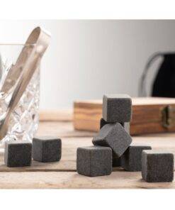 Luxury Whisky Stones Gift Set 9 Granite Ice Cube