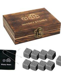 Luxury Whisky Stones Gift Set 9 Granite Ice Cube