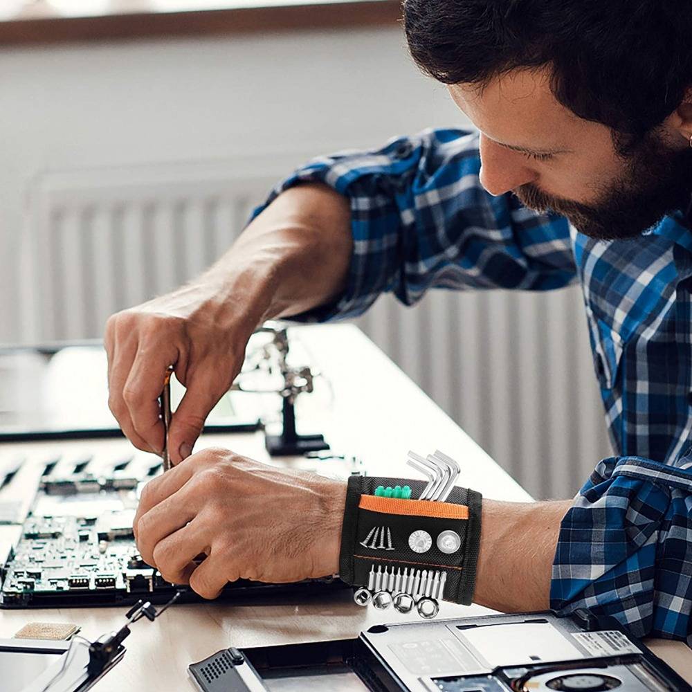 Magnetic Tools Wristband with 20 Strong Magnets
