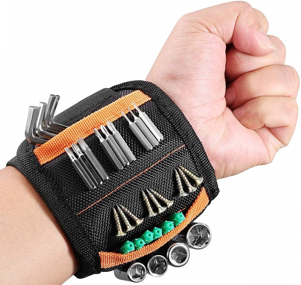 Magnetic Tools Wristband with 20 Strong Magnets