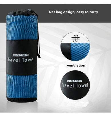 Microfiber Travel Towel Set Fast Drying Lightweight