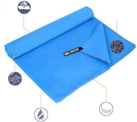 Microfiber Travel Towel Set Fast Drying Lightweight