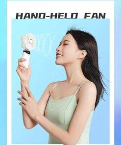 Mini Portable Cooling Fan 5-Speed Desk Fan with Base