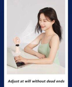 Mini Portable Cooling Fan 5-Speed Desk Fan with Base