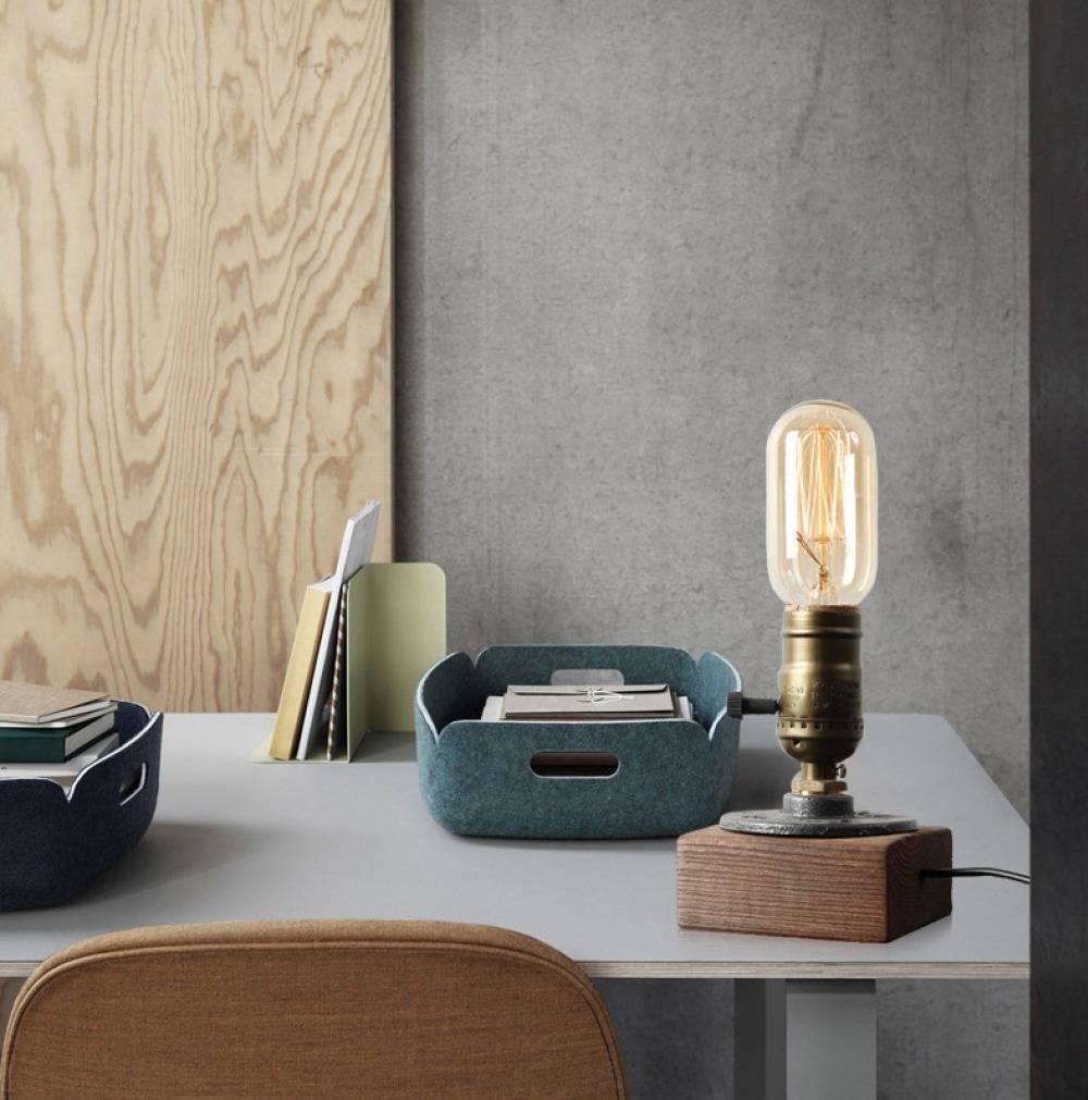 Modern Industrial Retro Edison Bedside Desk Lamp
