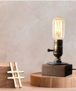Modern Industrial Retro Edison Bedside Desk Lamp