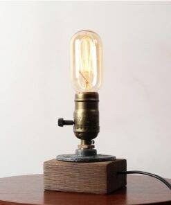 Modern Industrial Retro Edison Bedside Desk Lamp