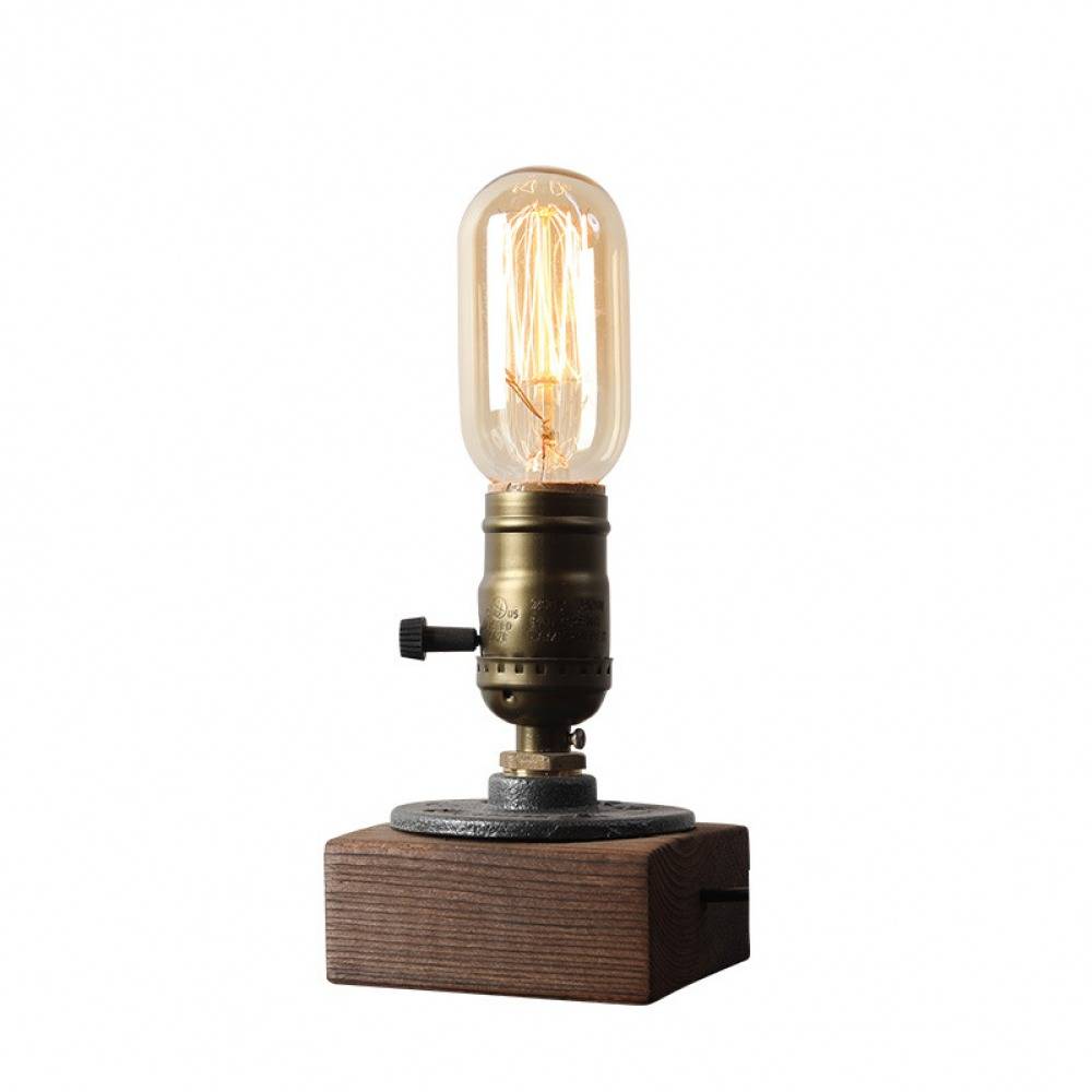 Modern Industrial Retro Edison Bedside Desk Lamp