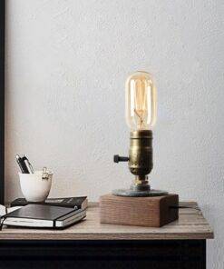 Modern Industrial Retro Edison Bedside Desk Lamp