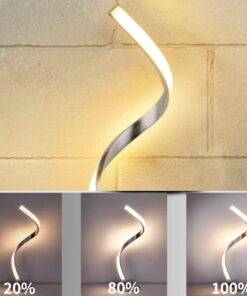 Modern Spiral LED Desk Lamp Dimming Bedside Light