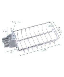 Multi-functional kitchen Sink shelf faucet shelf finishing rack stainless steel sink cloth storage rack