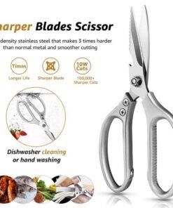 Multifunctional Kitchen Shears Stainless Steel Bone Scissors