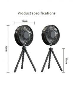 Octopus Fan Baby Stroller Fan Baby Trolley Fan