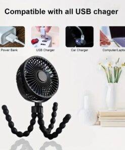 Octopus Fan Baby Stroller Fan Baby Trolley Fan