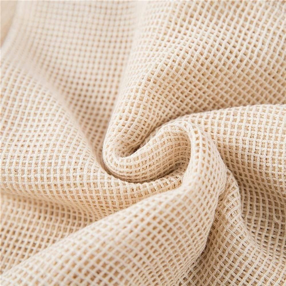 Organic Reusable Fresh Produce Cotton Food Bags