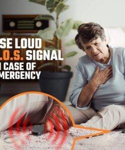 Personal Alarm Siren 130dB with LED Torch