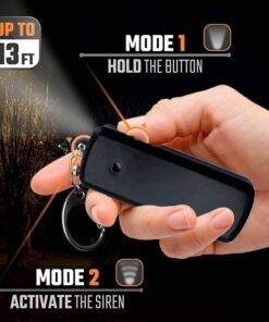 Personal Alarm Siren 130dB with LED Torch