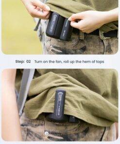 Portable Rechargeable Mini Waist Fan