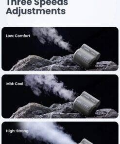 Portable Rechargeable Mini Waist Fan