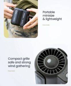 Portable Rechargeable Mini Waist Fan