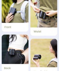 Portable Rechargeable Mini Waist Fan