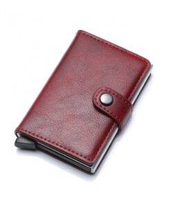RFID Blocking PU Leather Men Woman Wallet