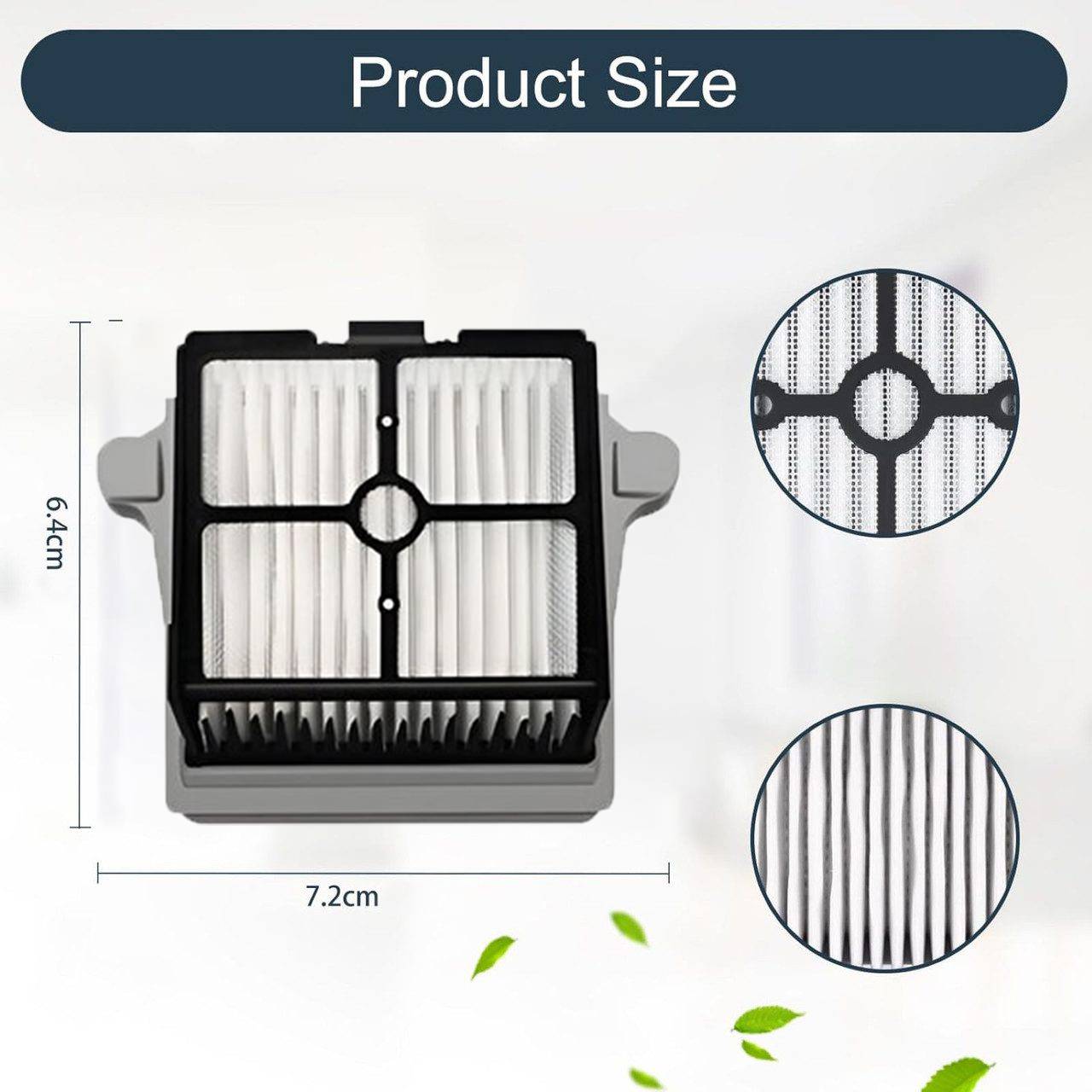 Replacement HEPA Filter for Tineco FLOOR ONE S5/S7/S6 Pro